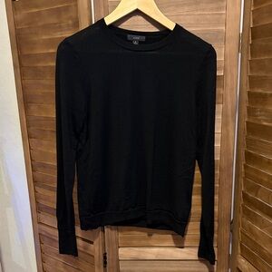J. Crew Black Crew Neck Sweater